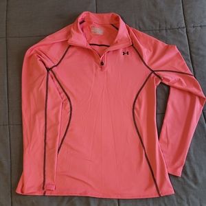 Women's Large Under Amour Cold Gear 1/4 zip